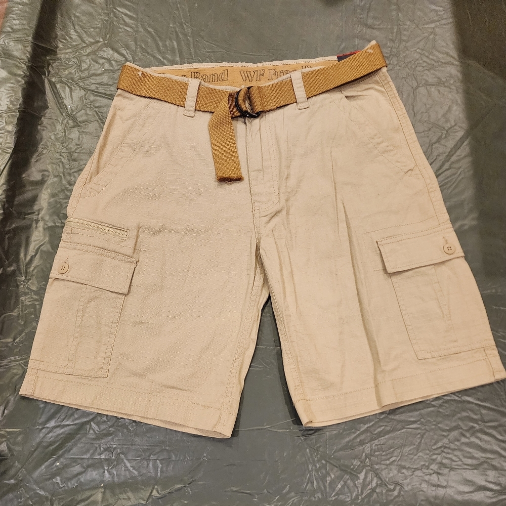 Wearfirst Mens 34 Cargo Shorts Ripstop utility shorts